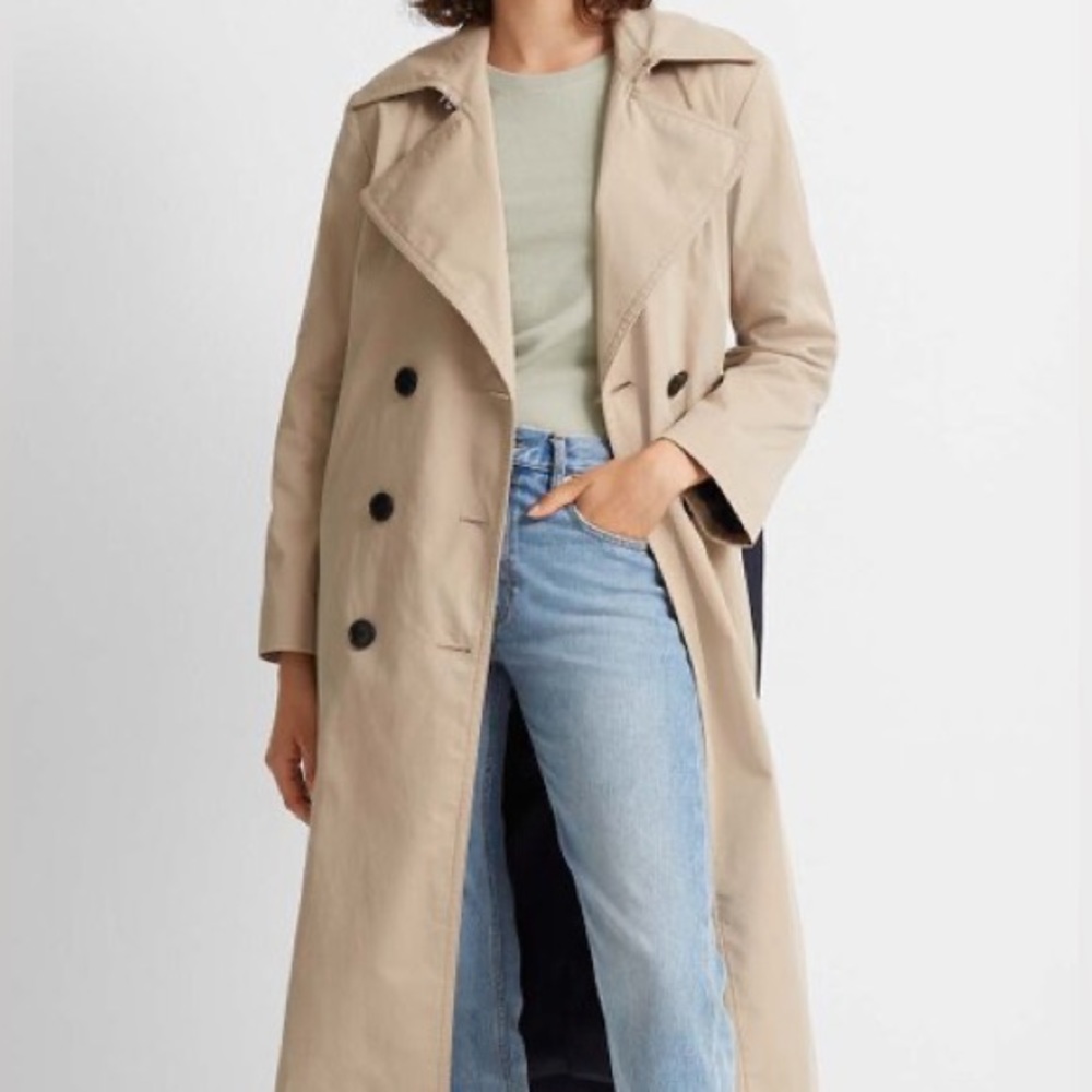 Club Monaco Colour Block Trench Coat